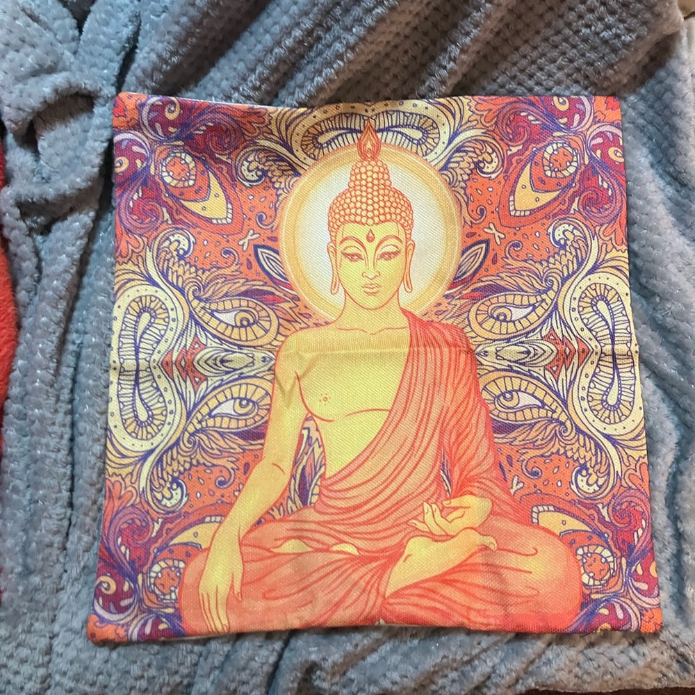 Mindful Souls Buddha Pillow Cover